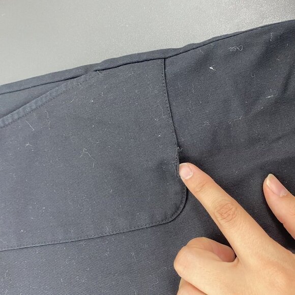 Loft Women's Marisa Skinny Leg Pants Size 0 Black Sailor Buttons Cotton Blend - Picture 7 of 11